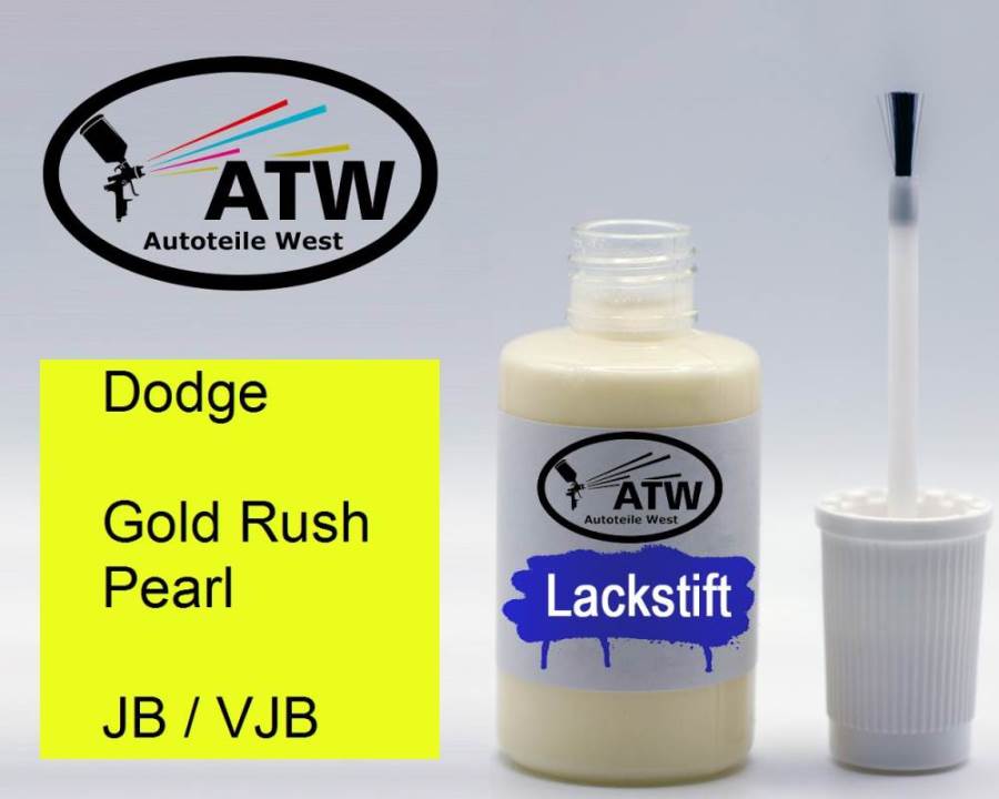 Dodge, Gold Rush Pearl, JB / VJB: 20ml Lackstift, von ATW Autoteile West.